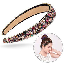 Carica l&#39;immagine nel visualizzatore di Gallery, Xrten Strass Fascia di capelli,Accessori per Capelli Donna Cerchietti per...