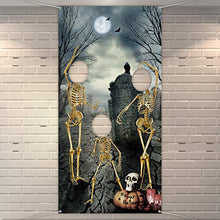 Carica l&#39;immagine nel visualizzatore di Gallery, Sfondo di Halloween Scheletro Cranio Fotografia Tema Halloween...
