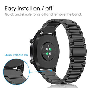 FINTIE Cinturino per Huawei Watch GT/GT 2 / GT Active/GT Elegant *Nero - Ilgrandebazar