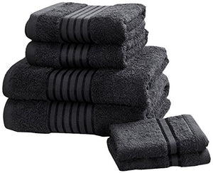Rapport Windsor – Set di Asciugamani, 100% Cotone – Nero Black - Ilgrandebazar