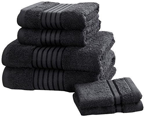 Rapport Windsor – Set di Asciugamani, 100% Cotone – Nero Black - Ilgrandebazar
