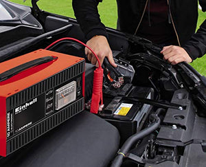 Einhell 1050821 CC-BC 10 E Carica Batteria, Rosso, 1 - Ilgrandebazar