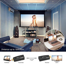 Carica l'immagine nel visualizzatore di Gallery, PORTTA HDMI Extender 50m (164ft) Adattatore Micro USB Cavo CAT6 Supporto per...