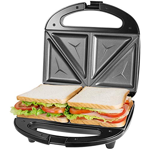 Tostiera Sandwich Maker, Piastra Per Toast 2 Posti, Sandwichmaker