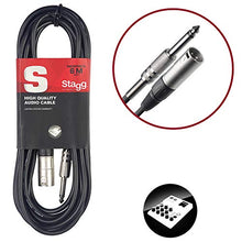Carica l'immagine nel visualizzatore di Gallery, Stagg SAC6PXM DL Cavo Audio Serie S con Connettore Jack Mono Maschio 6.3mm 6m
