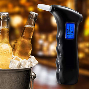 TABIGER Etilometro Portatile, Alcool Test Digitale Indossabile Schermo LCD...