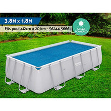 Carica l'immagine nel visualizzatore di Gallery, Bestway 58240 Telo termico per piscina fuori terra rettangolare da 404x201x100 E 412x201x122 cm