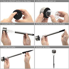 Carica l'immagine nel visualizzatore di Gallery, Bawoo Lampada Solare Giardino Esterno 12pcs LED Luci Solari Lampade...