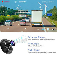 Carica l&#39;immagine nel visualizzatore di Gallery, 【2020 Nuova Versione】 CHORTAU Telecamera per Auto da 4,8 pollici Touchscreen...