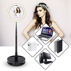 iEGrow Led Anello 10 Pollici USB Ring Light for Smartphone Foldable 10"