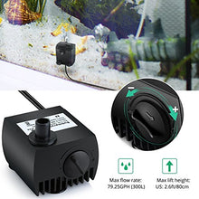 Carica l&#39;immagine nel visualizzatore di Gallery, Maxesla Pompa Sommergibile Mini Acqua con 300L/H + 12Luce - Ilgrandebazar