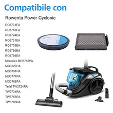 Carica l&#39;immagine nel visualizzatore di Gallery, Funnytime Filtri HEPA per Serie Cyclonic Power Rowenta RO3753EA, 2 kit - Ilgrandebazar