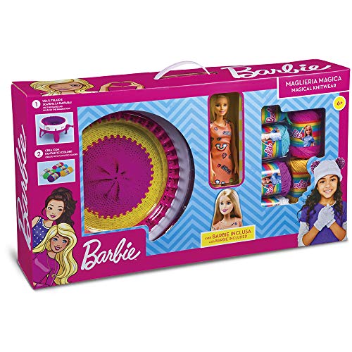 Grandi Giochi Maglieria Magica con Barbie Inclusa, Multicolore, GG00524 - Ilgrandebazar