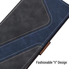 Carica l'immagine nel visualizzatore di Gallery, MOBESV Custodia Xiaomi Redmi Note 9 PRO, Cover a Libro Nero/Blu