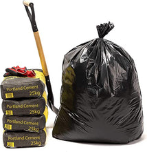 Carica l'immagine nel visualizzatore di Gallery, Relevo Grandi Sacchi Neri Resistenti, Robusti Sacchi per Immondizia Fino a 100 kg di Peso, 100% Riciclati, Sacchi per Macerie Ecologici e Impermeabili, Capacitá 150L