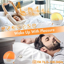 Carica l&#39;immagine nel visualizzatore di Gallery, Fitfirst Sveglia Luce Wake-up Light con Simulazione Alba/Tramonto Orologio... - Ilgrandebazar