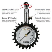 Carica l&#39;immagine nel visualizzatore di Gallery, TireTek Premium Manomètre de pression pneus Grand cadran - Ilgrandebazar
