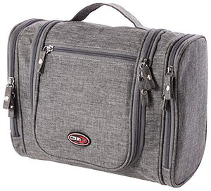 Borsa da bagno appendere con specchio e tasche interne - Melange Grigio - Ilgrandebazar