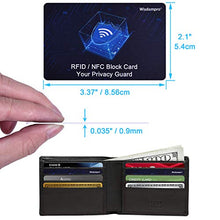 Carica l'immagine nel visualizzatore di Gallery, wisdompro Protezione RFID 6 pezzi, RFID Protection Card/NFC Card, Protezione Carte di Credito, Proteggi Carte di Credito Contactless per Carta di Debito, Carta D'identità, Passaporto