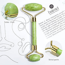 Carica l'immagine nel visualizzatore di Gallery, BAIMEI Gua Sha Tool e Rullo Di Giada, Massaggiatore Viso e Collo, Gua Sha Lenisce, Calma e Rilassa La Pelle, Elimina Il Gonfiore Degli Occhi