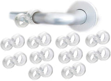 Carica l'immagine nel visualizzatore di Gallery, VABNEER Fermaporte per maniglie in PVC 10 pezzi Silicone Anti Protettori Maniglia Della (Trasparente)