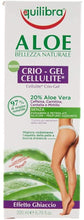 Carica l&#39;immagine nel visualizzatore di Gallery, Equilibra Corpo, Aloe Crio-Gel Cellulite, Gel Fresco a Base di Aloe Vera, Favorisce la Circolazione Periferica, Contrasta Ritenzione Idrica, Cellulite e Pelle a Buccia d&#39;Arancia, 200 ml