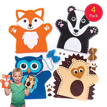 Carica l&#39;immagine nel visualizzatore di Gallery, Baker Ross Kit per realizzare marionette da mano a forma di animali del... - Ilgrandebazar