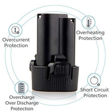 Carica l&#39;immagine nel visualizzatore di Gallery, 2 X Dosctt 3000mAh Batteria Sostituzione per Makita BL1013 10,8V 3,0Ah...