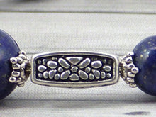 Carica l&#39;immagine nel visualizzatore di Gallery, Bracciale da donna Thurcolas in argento placcato Lapis Lazuli della gamma... - Ilgrandebazar