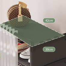 Carica l'immagine nel visualizzatore di Gallery, AISIR Scarpiera Salvaspazio 8 Livelli, Scarpiere Scaffale Portascarpe in Metallo Impilabile, per Ingresso, Armadio Esterno e Interno. Facile da Montare, 42 x 30 x 124 CM, Nero.
