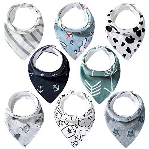 Lekebaby Bavaglino Bambini Bandana Assorbente Morbido Cotone 100%, 1-3 anni,... - Ilgrandebazar