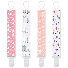 Carica l&#39;immagine nel visualizzatore di Gallery, Ciuccio Clip Baby, Catena Clips in Plastica Infantile, Clipe Ragazze - Ilgrandebazar