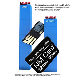 Scheda NM 128GB 90 MB/S di memoria Nano Solo scheda Adatto per...