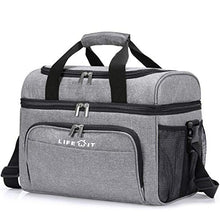 Carica l&#39;immagine nel visualizzatore di Gallery, Lifewit 23 Litri Borsa Termica Porta Pranzo della Spesa 23L, Grigio
