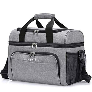 Lifewit 23 Litri Borsa Termica Porta Pranzo della Spesa 23L, Grigio