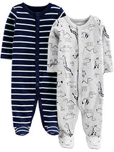 Carica l&#39;immagine nel visualizzatore di Gallery, Simple Joys by Carter&#39;s Baby, confezione da 2 pezzi, in cotone, per dormire...