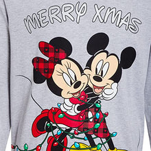 Carica l&#39;immagine nel visualizzatore di Gallery, Disney Pigiama natalizio coordinato con Topolino e Minnie, per adulti e bambini, da donna., M