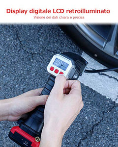 oasser Compressore Portatile per Auto Mini Pompa Aria Gonfiatore Cordless... - Ilgrandebazar