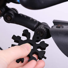 Carica l'immagine nel visualizzatore di Gallery, 18 in-1 Multi-Tool Snowflake, ZoneYan Multi-Tool in Acciaio Inox Portatile,Cacciavite Apri bottiglia Campeggio di Viaggio, All'aperto Strumento Avventura (3)