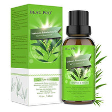 Carica l'immagine nel visualizzatore di Gallery, Tea Tree Oil Puro 100% Olio Essenziale di Albero del Tè Naturale - Olio Essenziale Tea Tree Olio di Acne - Anti Acne e Brufoli Trattamento per Pelli Impure, per Aromaterapia Diffusore - 30ml