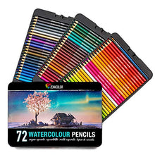 Carica l&#39;immagine nel visualizzatore di Gallery, Zenacolor 72 Matite Colorate Acquerellabili, Numerate, con Pennello in... - Ilgrandebazar