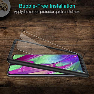 LK [3 Pack Vetro Temperato per Samsung Galaxy A40, [Installazione Semplice... - Ilgrandebazar