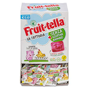 Fruittella La Fattoria Caramelle Gommose al Gusto Frutti Assortiti con Succo...