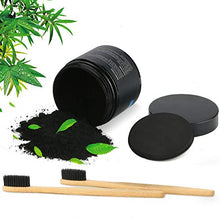 Carica l&#39;immagine nel visualizzatore di Gallery, Polvere Denti, Carbone Attivo Sbiancante per Denti 100% Naturale, Polvere...