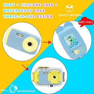 Macchina Fotografica per Bambini Fotocamera Subacquea Full HD 1080P CC09-1