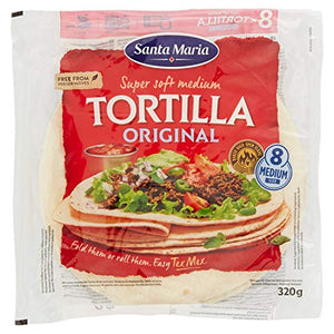 Santa Maria Sud morbido originale tortilla, 8 - 320gr
