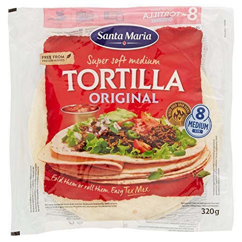 Santa Maria Sud morbido originale tortilla, 8 - 320gr