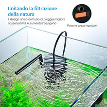 Carica l'immagine nel visualizzatore di Gallery, OMORC Filtro Acquario Interno Multifunzionale con 2 Spugne Filtranti blu - Ilgrandebazar