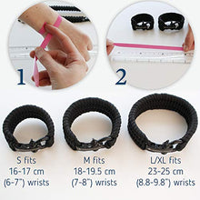 Carica l'immagine nel visualizzatore di Gallery, The Friendly Swede Braccialetto di Sopravvivenza Trilobite in XL, Nero