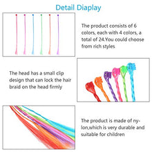 Carica l&#39;immagine nel visualizzatore di Gallery, CHIFOOM Extension Capelli Colorati Clip,24 PCS Trecce Colorate per Capelli... - Ilgrandebazar